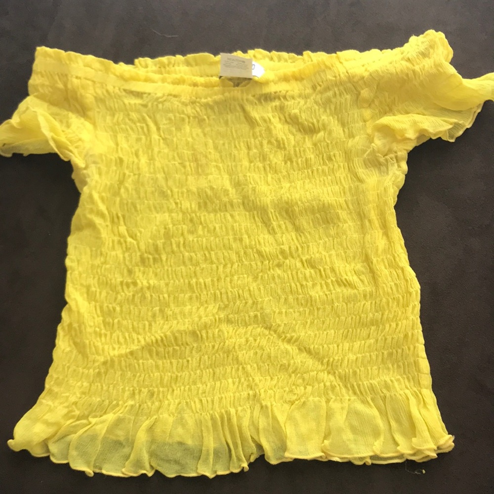 Crop top tee. Moschino. AUTH
